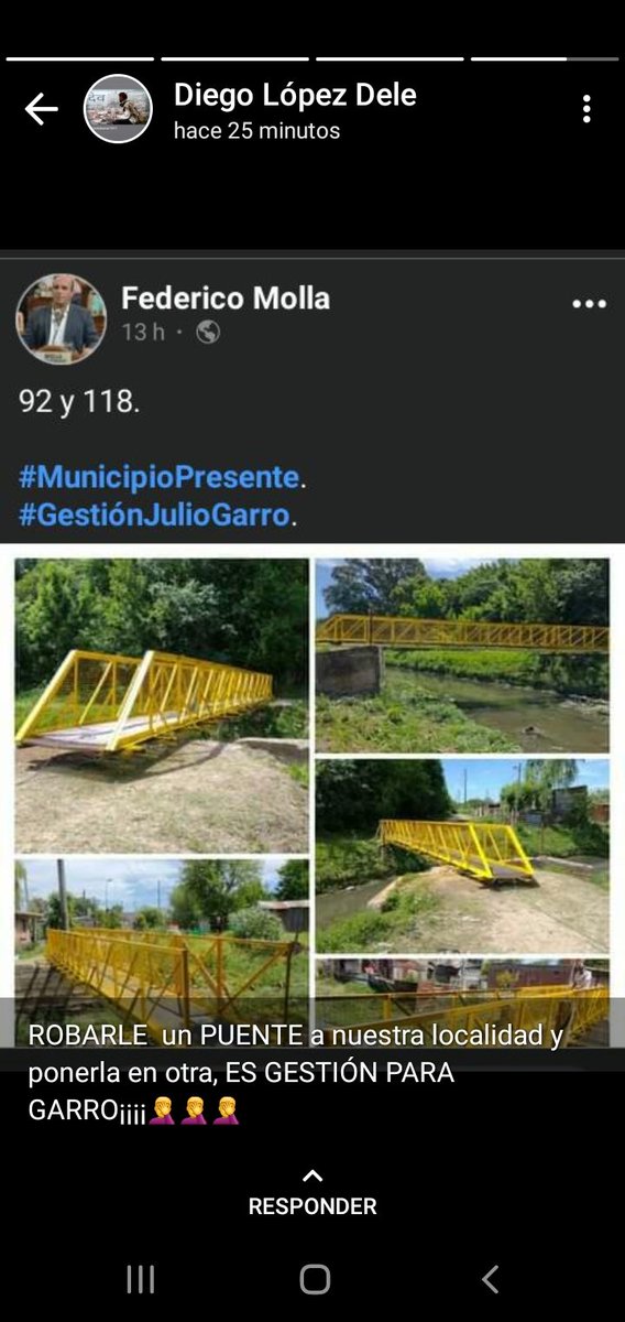 VecinxsElRincon's tweet photo. @JulioGarro @JulioGarro se llevó este puente del rincón lo pinto de amarillo mientras tanto los chicos  para ir a la escuela tiene  que utilizar  e puente de madera https://t.co/vjXOKn0JAF