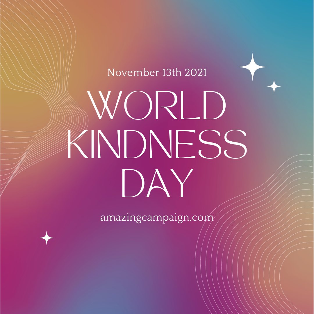 Happy #WorldKindnessDay 🎉