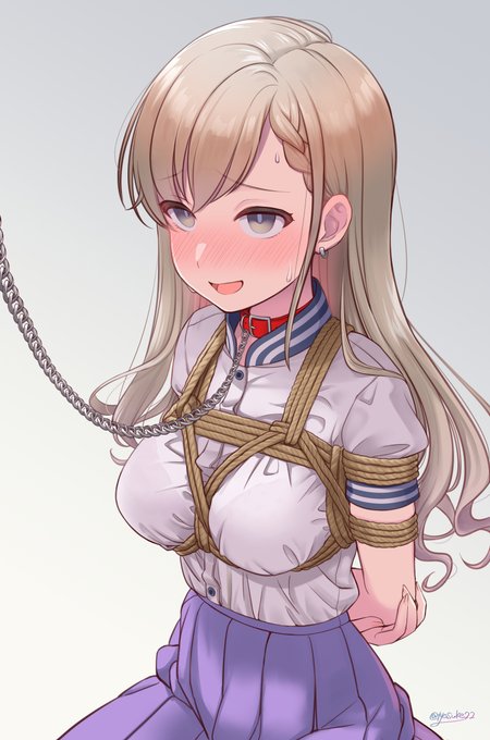 (NSFW)  Pちゃん…こんな趣味あるんだねー

お友達からえっちなはーちゃんが見たいと言われてたので緊縛で描いてみましたーん! 