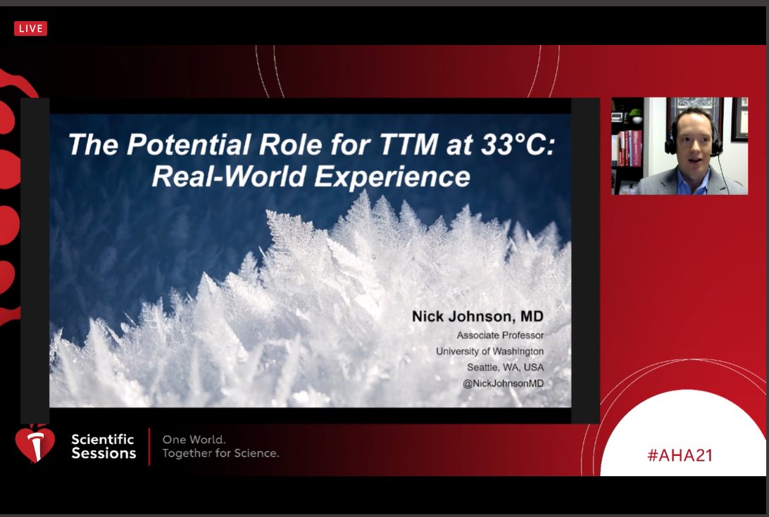 Sachin Agarwal (@sacagarw) on Twitter photo <a href="/NickJohnsonMD/">Nick Johnson</a> giving out some compelling arguments against the blanket adaptation of TTM2 findings. Measuring the severity of injury on arrival to the hospital may be the deciding factor to administer 33 vs 36 vs 37.5. The best way to measure it is not known. biomarkers/imaging? <a href="/NickJohnsonMD/">Nick Johnson</a> giving out some compelling arguments against the blanket adaptation of TTM2 findings. Measuring the severity of injury on arrival to the hospital may be the deciding factor to administer 33 vs 36 vs 37.5. The best way to measure it is not known. biomarkers/imaging?