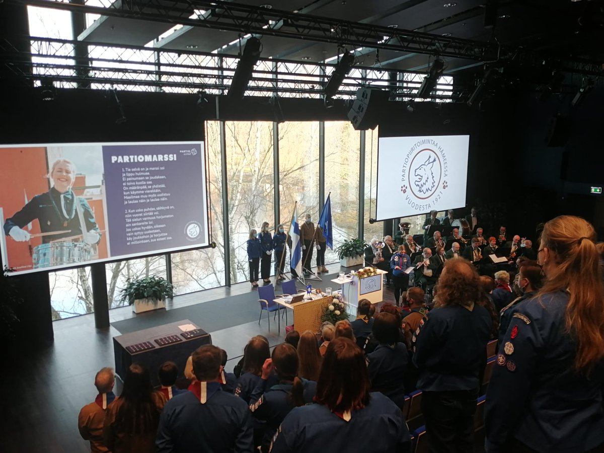 Piirin syyskokous ja 100-vuotis juhlapäivä on alullaan. #hppartio #partioscout #syyskokous #tamperetalo

Kuva: Sarianna Kurkinen
