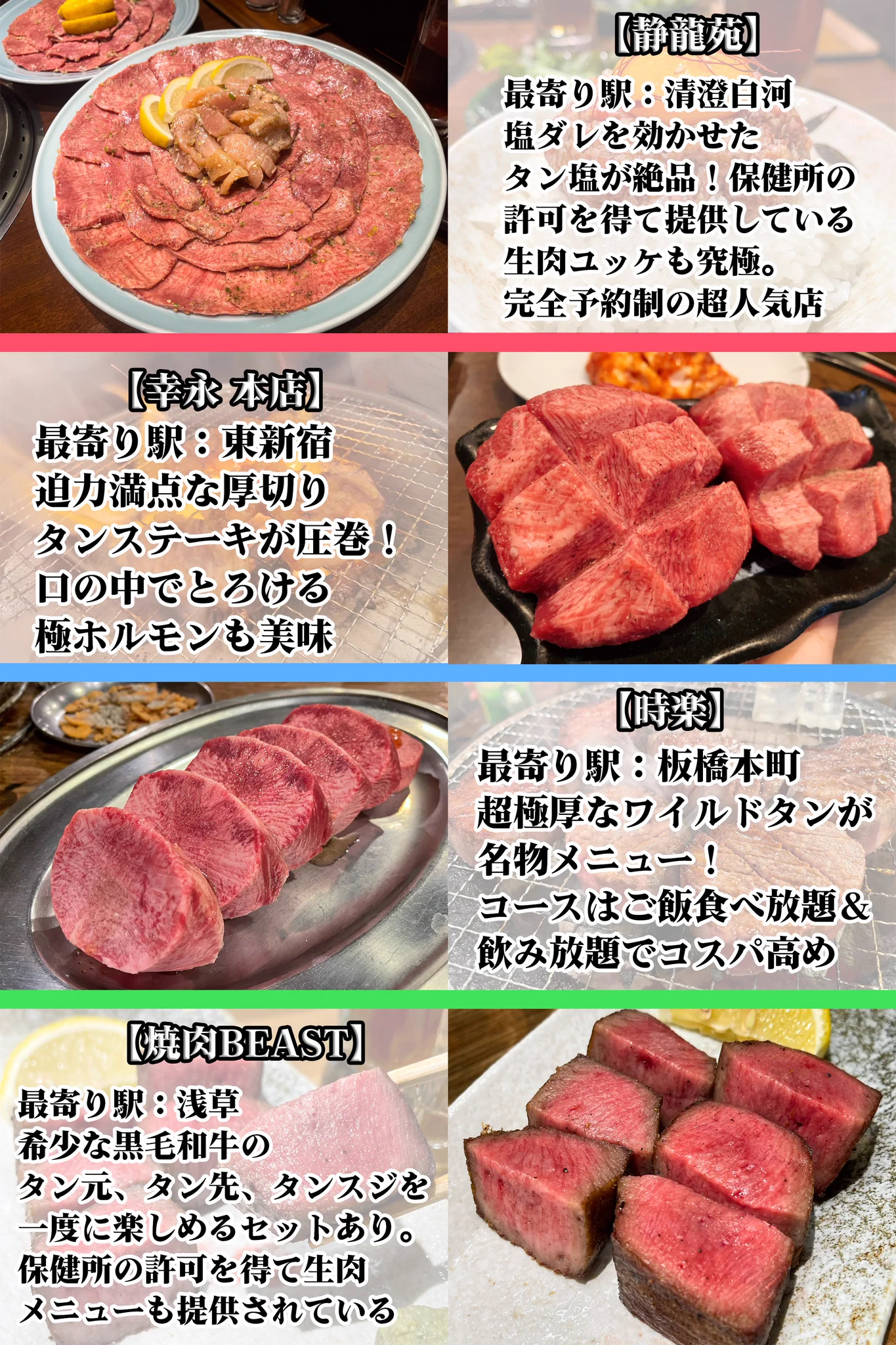 これは食べておきたい！？東京で絶対に食べてほしい絶品牛タンまとめ！