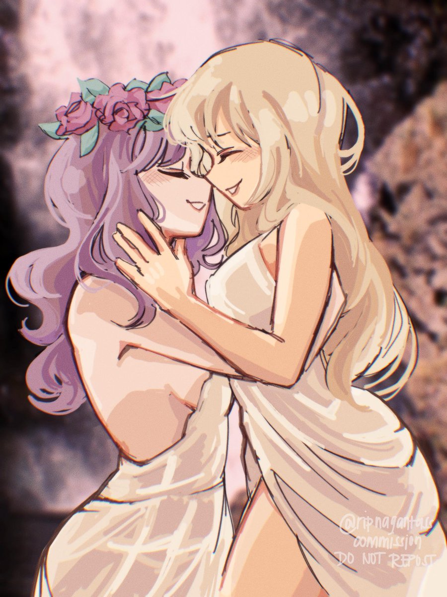 thalassatides's tweet photo. @ripnagantass has did it again: thank you for this lovely piece of one of my favourite NTWEWY ships. 

Also thanks @gfx_fun for this as well~!

#cocogumi #cocoatarashi #tsugumimatsunae #neotwewy #twewy #theworldendswithyou #ntwewy https://t.co/qXiqB4zc81