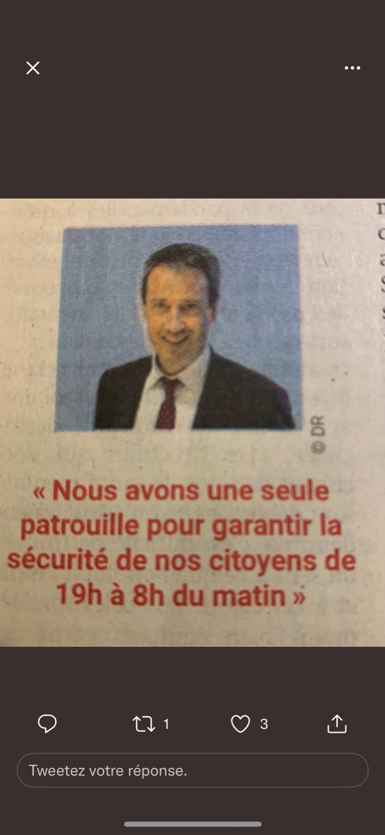 Juste une patrouille de police de 19h à 8h dans la plupart des zones de police rurales et semi-rurales. Ca ne semble pas émouvoir grand monde jusqu’au jour où…