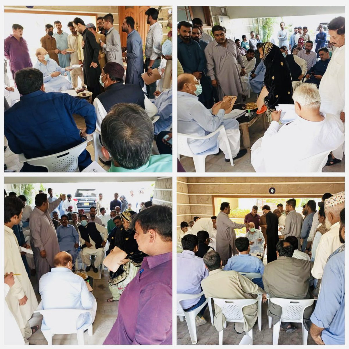 MWassan1's tweet photo. Meeting people coming from various districts! @BBhuttoZardari @MuradAliShahPPP @MediaCellPPP https://t.co/oHTUdOVew4