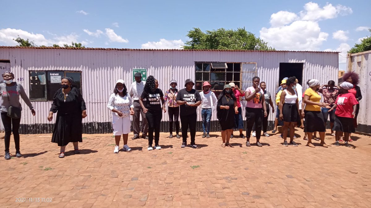 BWC_ingwe's tweet photo. We are in Orange Farm, south of Johannesburg, taking the #GenerationEquality dialogue to communities in accelerating gender equality for all.
Batho Ko Pele ✊
We'll unpack global commitments made by SA government.
#iamBWC #iamGenerationEquality https://t.co/ReMQxDGfTu