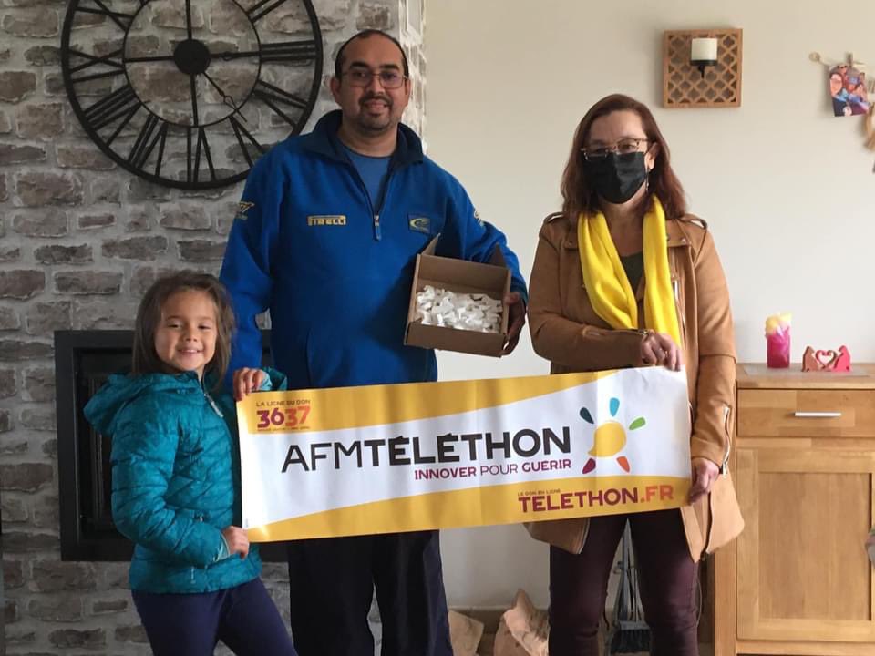 VisiereS's tweet photo. Les supports imprimés bénévolement par Éric seront vendus au prix de 2€ intégralement reversé au Téléthon.
Voici déjà une liste de points de ventes: Oye Plage, Northeque et à Guines (lycée Jean Bosco).

#fdm #fabricationdistribuée #impression3D #telethonmaker #afmtelethon https://t.co/V26srNBYeb