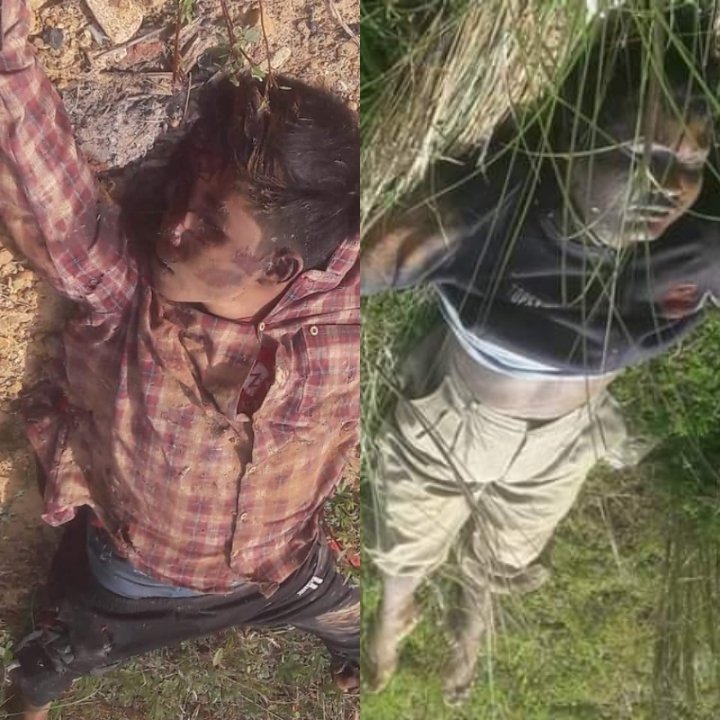 spring_2021's tweet photo. TW//Death
The dead bodies of 7 civilians including two 15yo boys: MgKaungZawHein and mostly youths between 16yo-23yo had been massacred by SAC at Kawlin tsp,Sagaing Region on Nov 10 were found today. These innocent villagers were atrociously tortured &amp; massacred(1/2)
#Nov13Coup https://t.co/9y6IDVLndp