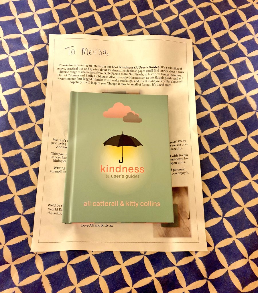 TheBroadbean's tweet photo. Thank you so much @StudioBooks @bonnierbooks_uk for this beautiful #bookpost in time for #WorldKindnessDay today! #KindnessAUsersGuide by ⁦@AliCatterall⁩ and @LadyFaversham #KittyCollins is out now ❤🥰🤗 https://t.co/r2Wvdvb4iP