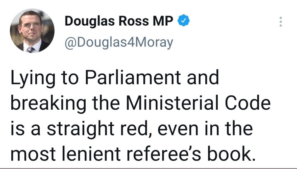davieboy1963's tweet photo. Oh dear.....👇 Its a straight red then? @Douglas4Moray https://t.co/5ZBcleKz2i