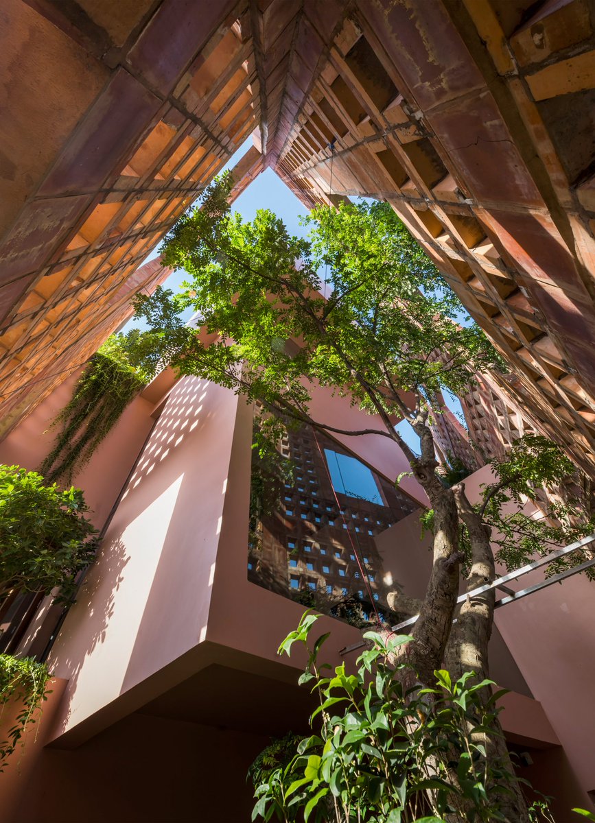 This Vietnamese home is encased in a perforated ceramic wall with a series of elevated gardens: at.dezeen.com/3w8Rmn7