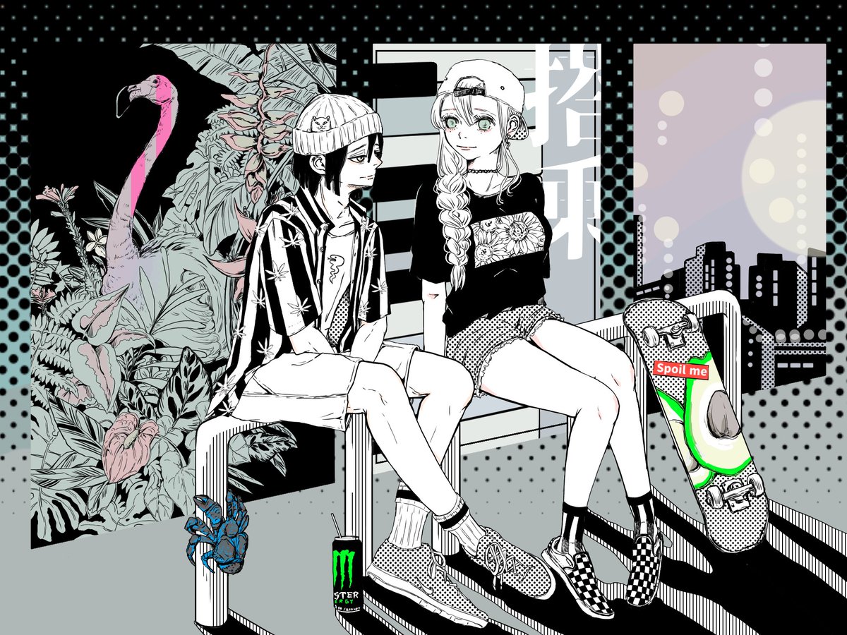 #引用RTで絵をあげて5人指名してバトンでお気に入りの絵を乗せる 
おでんさんから!バトンなんて初めていただきましたどきどき!ありがとうございます☺︎
おばみつと音楽と文学シリーズですーーー

リプで指名させていただきます! https://t.co/bL2KHcJKS6 