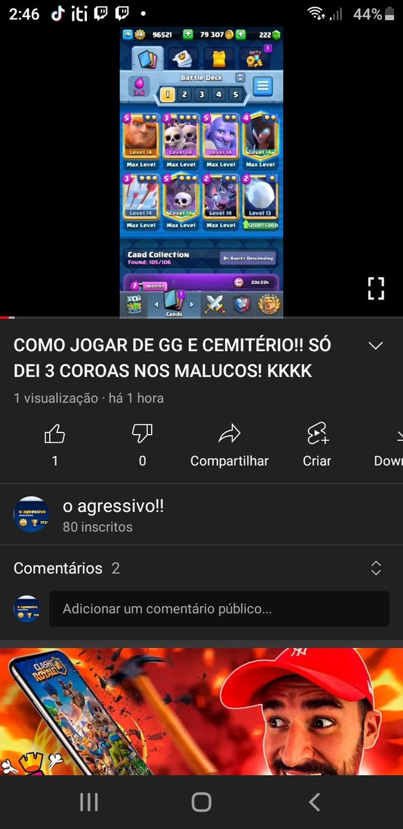 Video novo lá no canal

youtu.be/lujAhcPsX9c