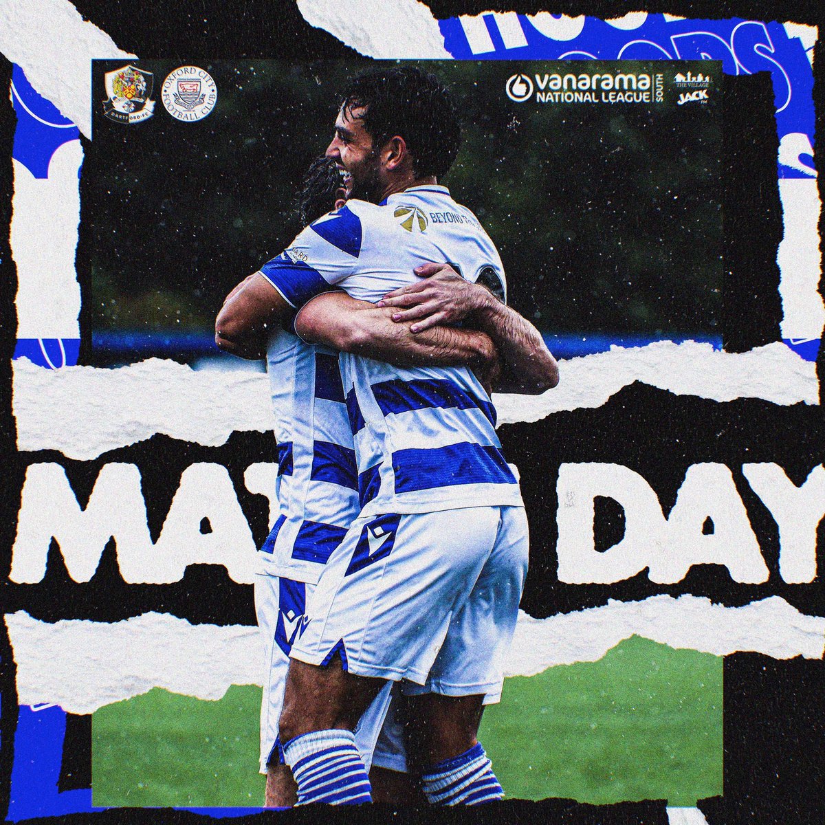 OxCityFC's tweet photo. ๐ Itโs matchday!
๐ @dartfordfc
๐ Princes Park
โฐ 3pm
๐ National League South
#OCFC https://t.co/CwP1BPNk9a