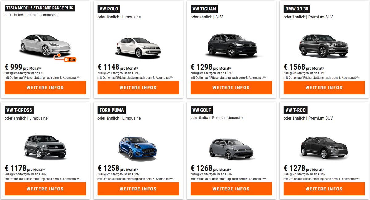 Felix Hamer • electricfelix on X: Sixt in Germany (or should I say Munich)  is going all-out! Offering the Model 3 at a price point way below a Polo.  Am I the