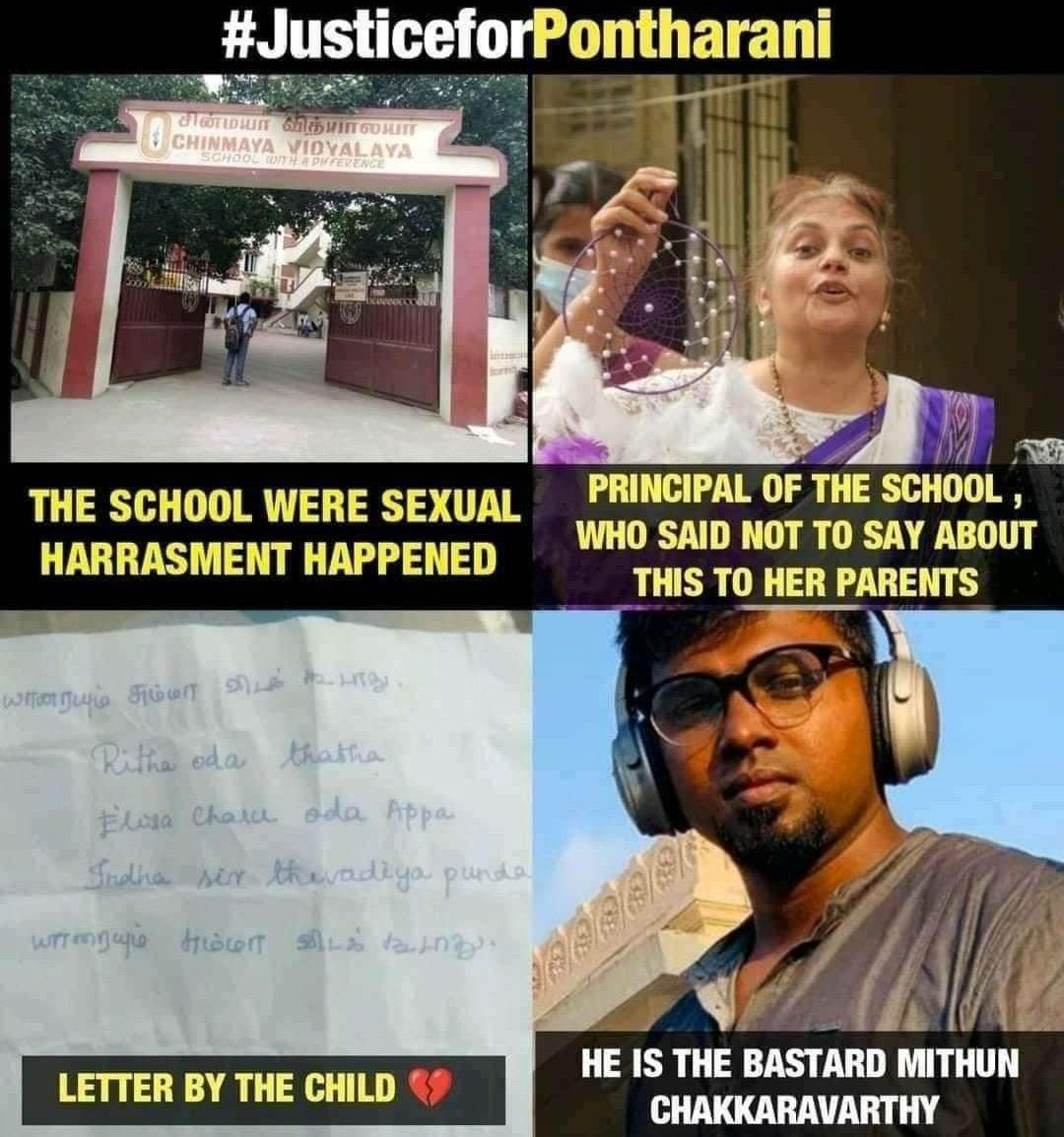 Dinesh_ud's tweet photo. Let's trend this #justiceforpontharani to show which is important instead of trending movie anniversary or movie celebrities #UmarRiaz #ArrestThemAll https://t.co/3xrKx7Cgkd