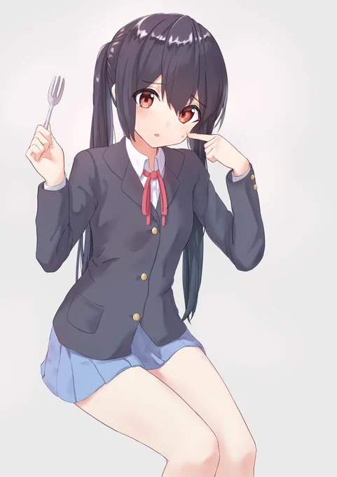 1年5ヶ月後と1年5ヶ月前に描いたあずにゃん比較←2021 11/11 →2020 6/6 