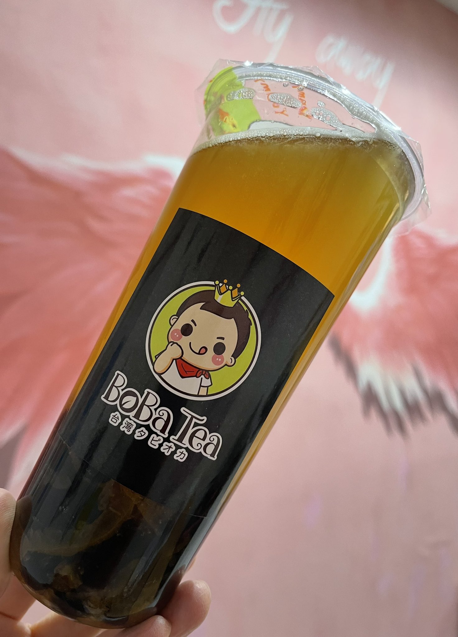 タピオカ巡り O O Boba Tea 川崎店 武蔵新城 2回目 同じ通りの同じ側で2店がバトル フォーム上に写真プリントする機械は故障中 珍しい はちみつ柚子茶 タピオカ L 610円 柚子茶は韓国 のマーマレードみたいなやつでぼくの好物 タピは