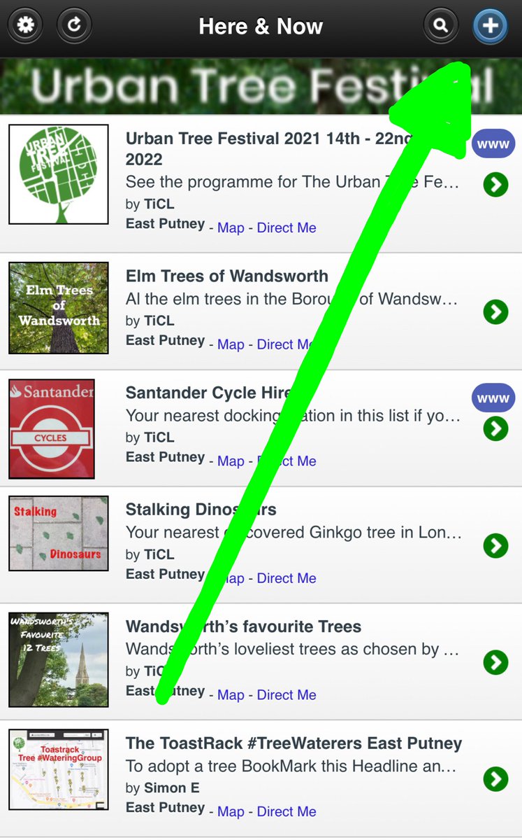 TiCLme's tweet photo. A simple way to nominate a tree is with TiCL App as you visit it …
Hit ‘+’ top right
Tell us about it in a few words
Press submit - while you’re standing next to the tree (so we add it to the map in the right place 😉)
That’s it! 👍🏻 https://t.co/6q7fhEuicb