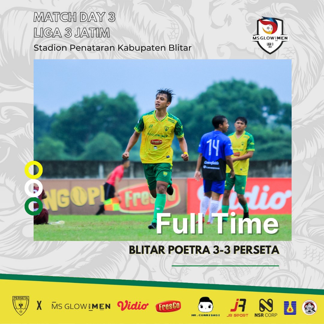 FT PERSETA 3-3 BLITAR POETRA

Pencetak Gol:
Nurngaini
Novan Eko
Zidan Fahmi
_
#PersetaTulungagung #TulungagungKendel #Saguru #LasbasMania #NewHopeForBetter #COBS