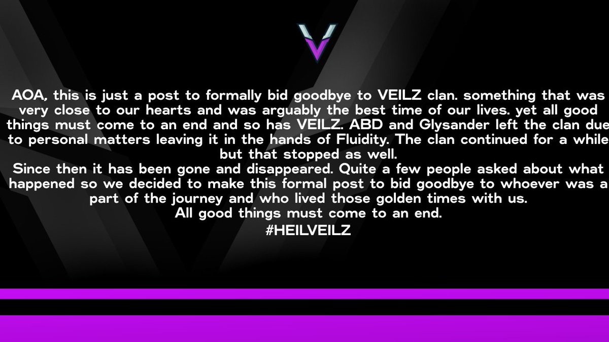 VEILZ Clan tweet media
