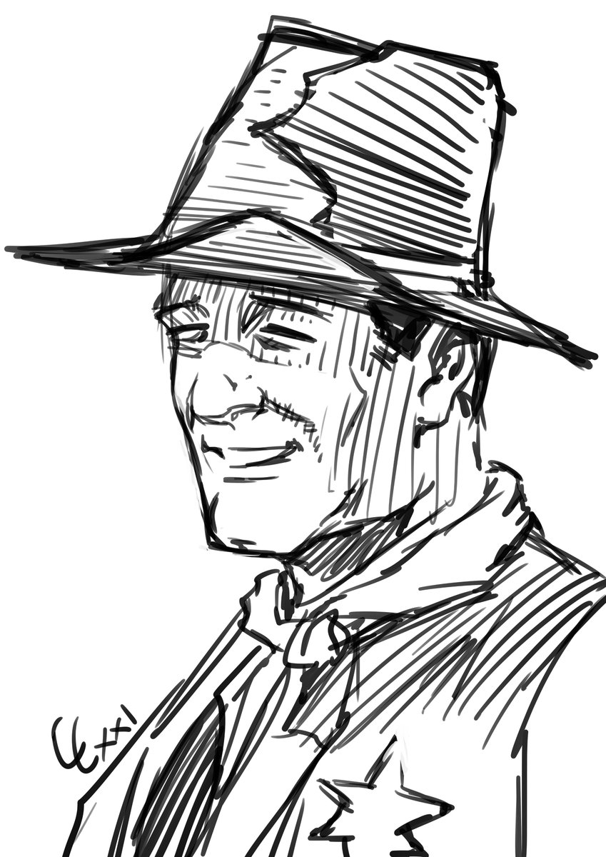 cesareduardoart's tweet image. Jhon Wayne #Jhonwayne #sketch #comics #comicbooks #western #illustration #wacom #CLIPSTUDIOPAINT