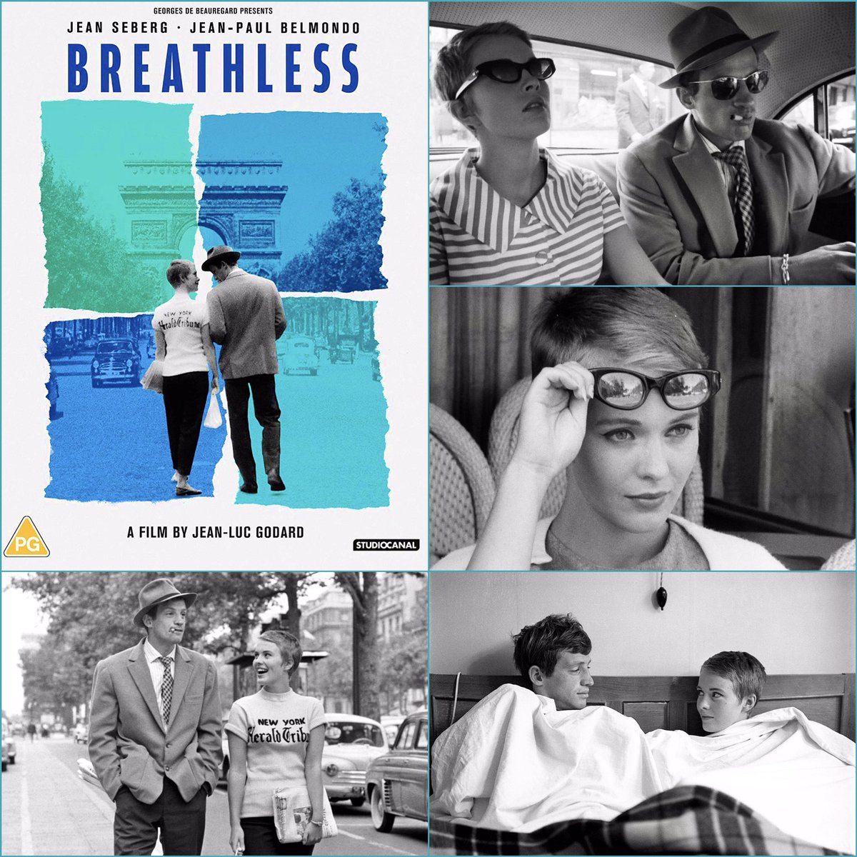 “BREATHLESS” (1960) dir. Jean-Luc Godard

#JeanPaulBelmondo
#JeanSeberg 

🎬#FilmTwitter🎥