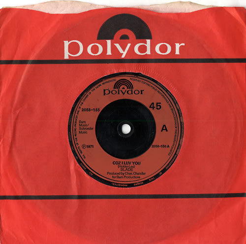 nottco's tweet photo. 50 years ago today 13th November 1971 Slade were No1 in the UK singles chart with "Coz I Luv You"

"When you bite your lip you're gonna flip your flip but I luv you"

@NewWaveAndPunk @HolderSuzan https://t.co/LxP77ID6q3