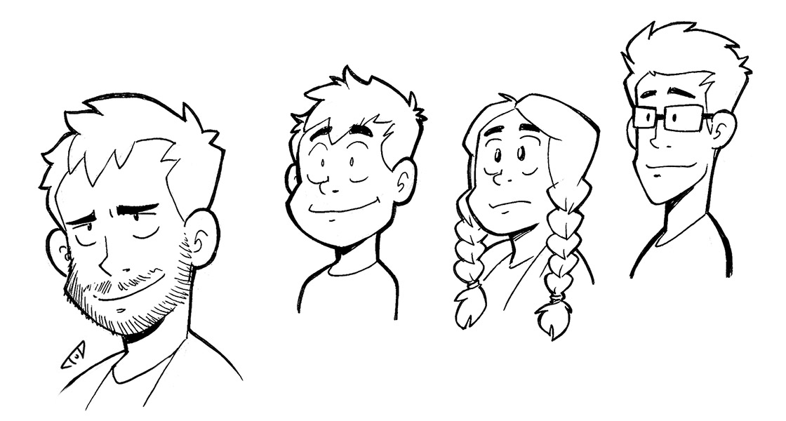 Tod_Yoann's tweet photo. Petit fanart des personnages de la série de vidéos Rétro Découverte de @EzEdward1 #RetroDecouverte https://t.co/QgpZoRz0Ha