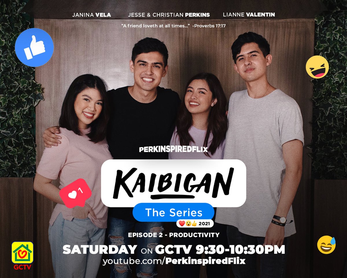 Perkflix's tweet photo. KAIBIGAN THE SERIES  first shown on GMA7 and now on GCTV/CCF 
Episode 2, Productivity
Saturday 9:30 pm - 10:30 pm
Kaibigan Episode 2 Teaser: https://t.co/sNC8kzjl0T

#Perkinspiredflix #PhilippineProduction #AwardWinning #KaibiganTheMovie #KaibiganTheSeries #Kaibian #Perkins https://t.co/zXLl0ge7P4