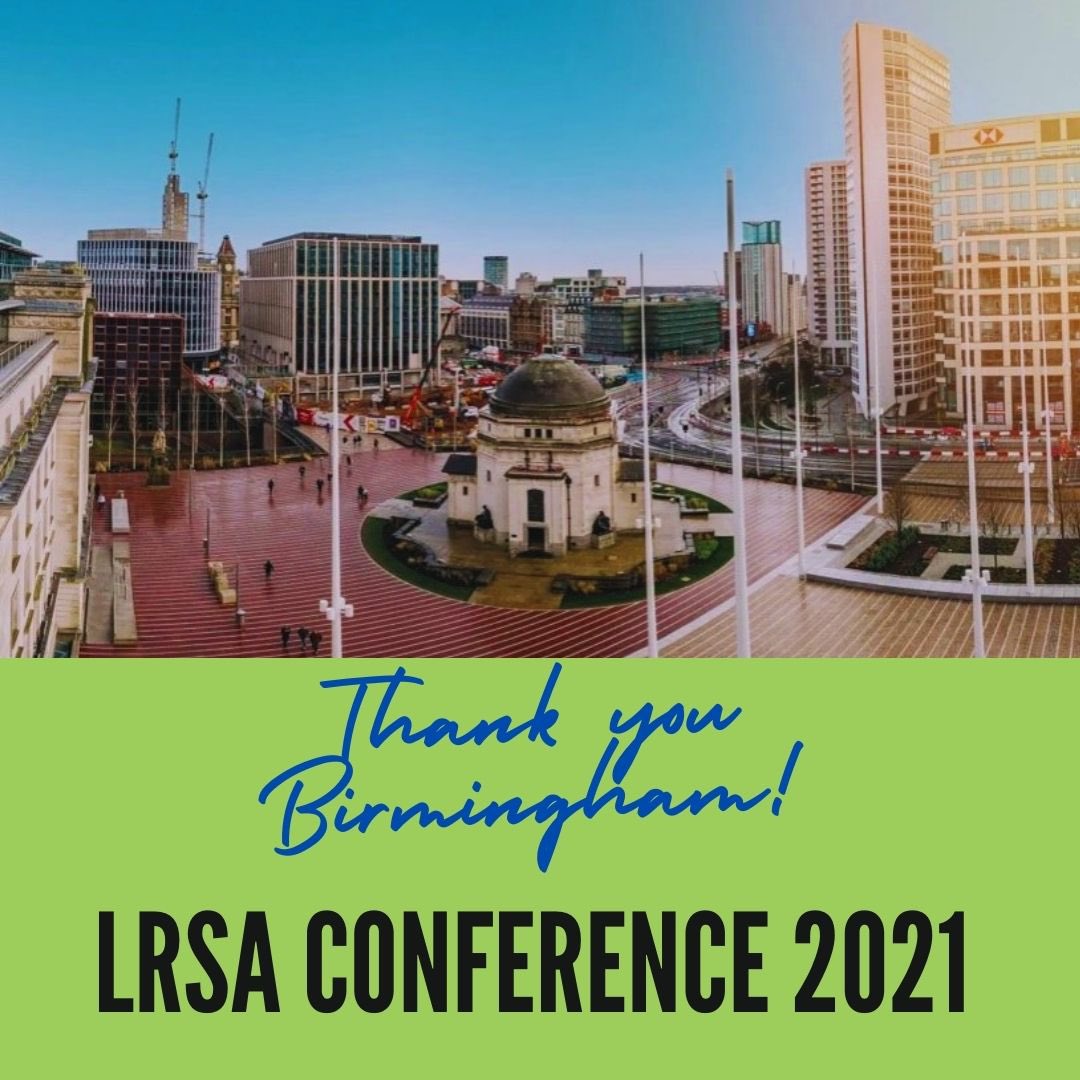 larcsa_uk's tweet photo. Thank you to the beautiful city of #Birmingham for hosting the #LRSA 2021 Annual Conference devoted to registration and coroner services! https://t.co/u5YYyRwe78