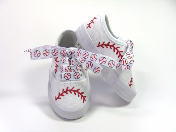 Baseball Shoes, Sports Theme etsy.com/listing/187065… via <a href="/EtsySocial/">EtsySocial</a> #EtsySocial