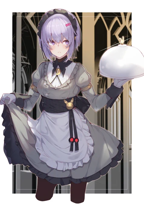 これはメイド雫ちゃんの絵です 