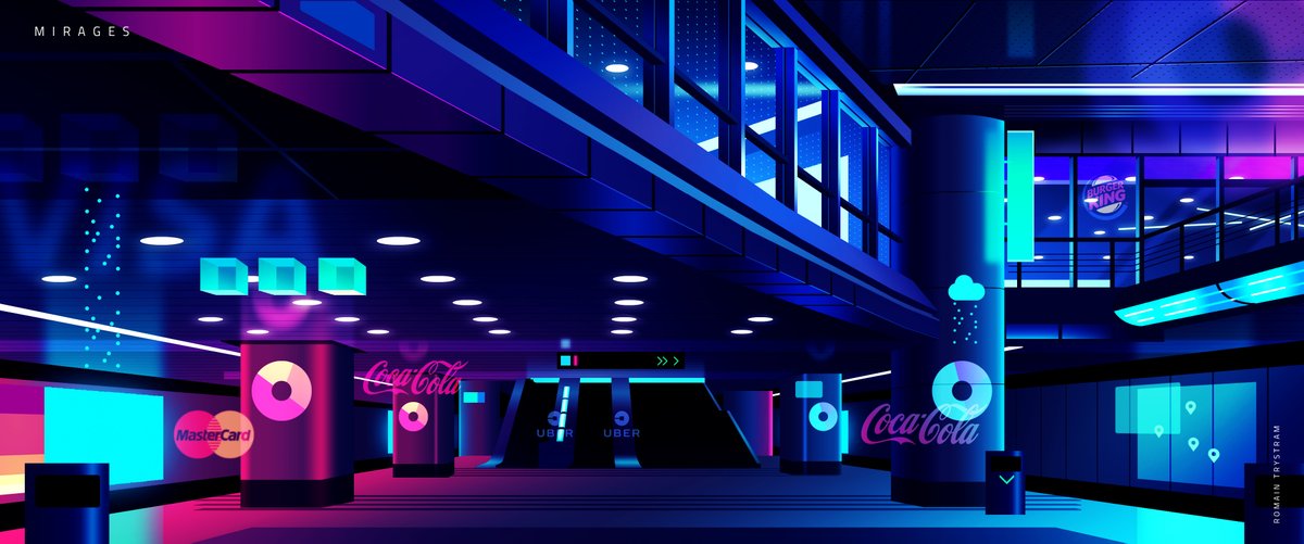 Romaintrystram's tweet photo. GM 
Mirages P1 : keep diving

#neon #architecture #collection #megacity https://t.co/bnfwvvVXPV