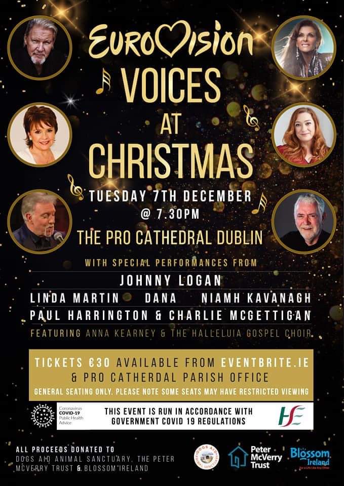 aswrittenbyas's tweet photo. TWO amazing concerts coming up in the #ProCathedral for 3 wonderful causes in December: #DogsAid, #PeterMcVerryTrust, & @BlossomIreland β€π€
@RealLindaMartin @menglishmusic
@niamhkavanagh93 @paulharro
#CelineByrne & more! β
Tickets π SALE NOW! π All details on posters π https://t.co/vAAQJNPm9P