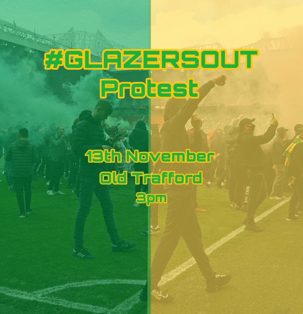 UtdXclusive's tweet photo. We want change, and we want it now! 

#GlazersOut https://t.co/jrVFAZ42Kl