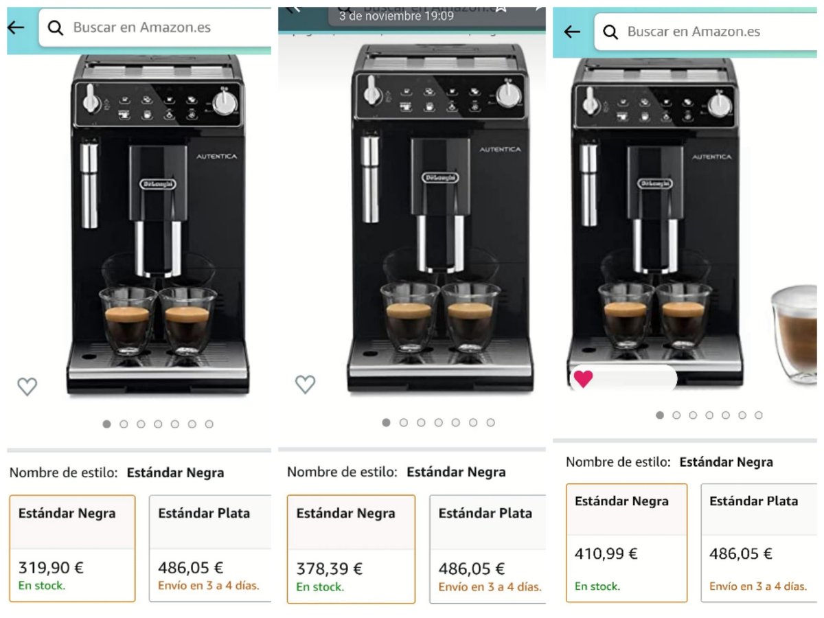Id4042's tweet photo. Esto es #BlackFriday2021, hace un mes 319,90, hoy 410,99, en unos días... ¡¡Ofertón!! https://t.co/rxzGL8Inpe