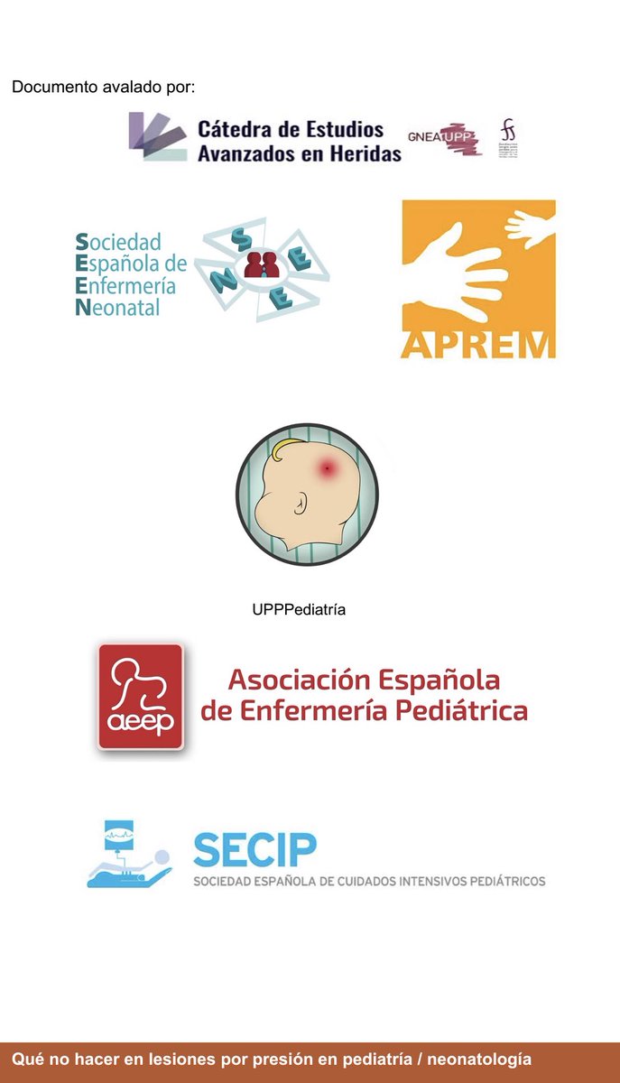 Documento Técnico XV del <a href="/GNEAUPP/">@gneaupp</a>. Qué NO hacer en LPP en pediatría y neonatología. Colaborando con <a href="/UPPpediatria/">UPP Pediatría</a> y <a href="/SEEN_Neonatal/">Enfermería Neonatal</a>. Avalado por diferentes sociedades. Y apoyado por <a href="/Coloplast_es/">COLOPLAST ESPAÑA</a>. Puedes ya descargarlo en gneaupp.b-cdn.net/wp-content/upl…