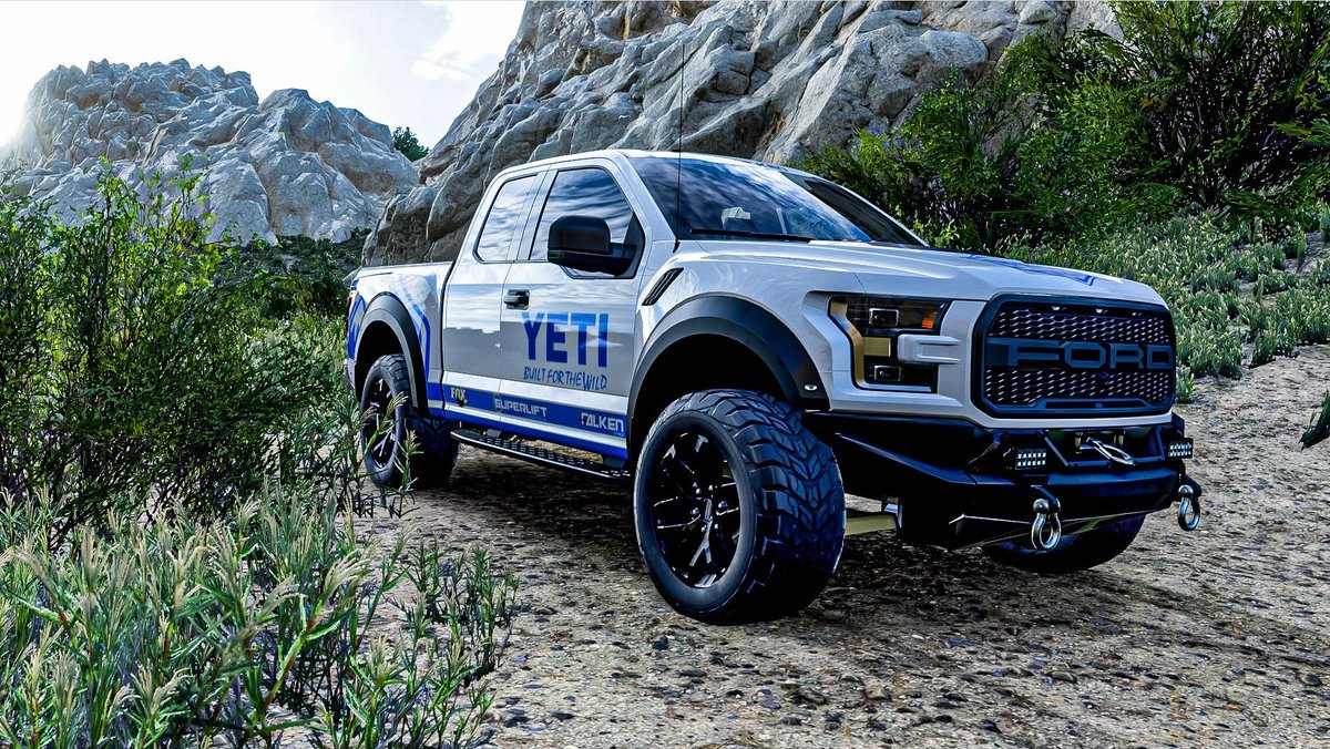 SDW_Titan's tweet photo. #WelcomeToTheFestival that is @ForzaHorizon 5 @YETICoolers. @FordTrucks @Ford Raptor. With @FalkenTire @foxracingshox @Wilwoodbrakes and Superlift.

📸 @EXR_Beard 
@WeArePlayground
@Turn10Studios
@Xbox

Share Code : 254 855 198 https://t.co/mW7p5TnocY