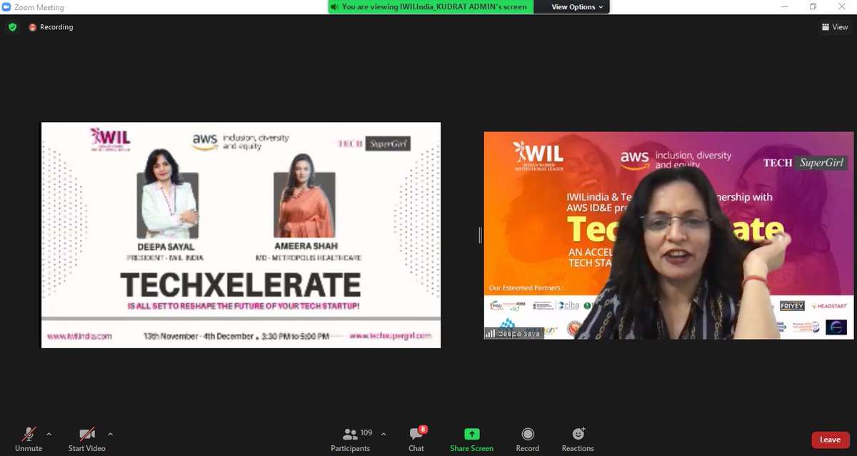IWILwomenheroes's tweet photo. Today we had an insightful and power pack opening session with Mr. Rajesh Yabaji CEO #BlackBuck and Ms. Ameera Shah, MD #MetropolisHealthcare
They shared their invaluable thoughts on the topic of ‘Entrepreneurship Mindset and Starting Up’.
Glimpses of #Techxelerate Cohort https://t.co/QTbJJFEbDZ