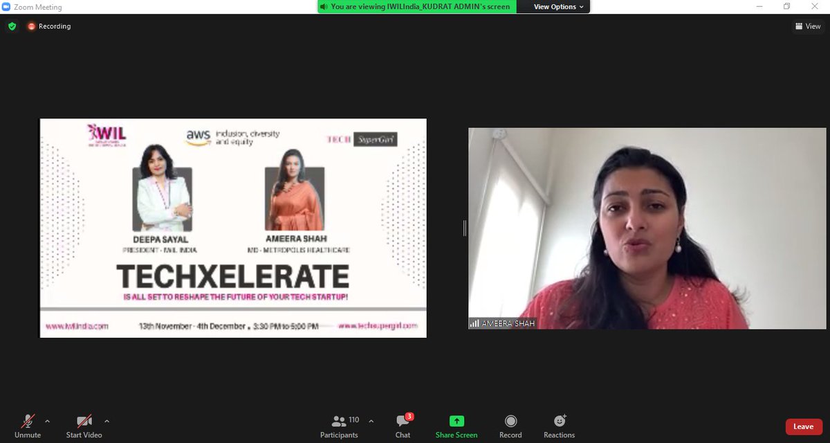 IWILwomenheroes's tweet photo. Today we had an insightful and power pack opening session with Mr. Rajesh Yabaji CEO #BlackBuck and Ms. Ameera Shah, MD #MetropolisHealthcare
They shared their invaluable thoughts on the topic of ‘Entrepreneurship Mindset and Starting Up’.
Glimpses of #Techxelerate Cohort https://t.co/QTbJJFEbDZ