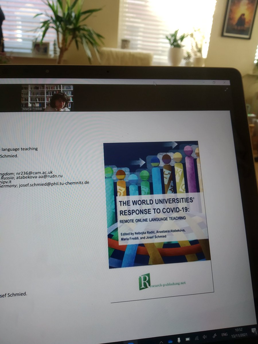 SofiaAnysiadou's tweet photo. The world universities' response to COVID-19: remote online language teaching. Looking forward to having a read through this publication #languageshow Thank you for an interesting presentation. #openaccess @r_publishing https://t.co/gCKPJ2mxsl https://t.co/CWxIsxudsE
