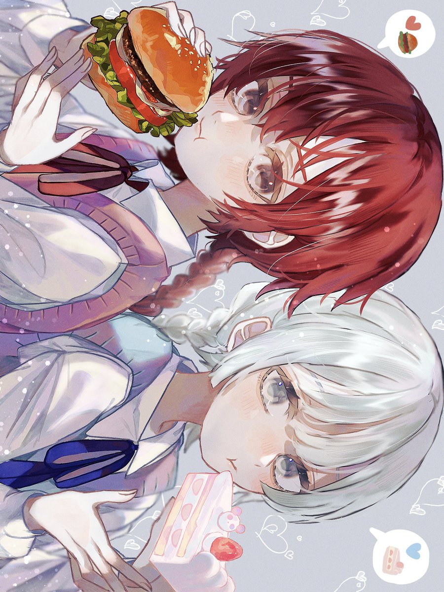 nimu_haru27's tweet photo. 🍔Lunch time🍰 https://t.co/yVkNEbhtJh