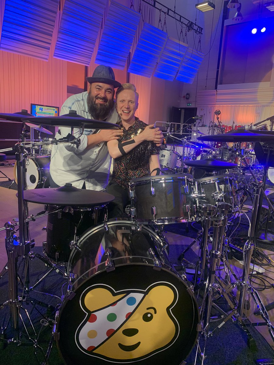 Wow!! #BBCBreakfast's @OwainWynEvans Myself and 50 fellow drummers for the MAMMOTH 24-hour #Drumathon. ￼last night thanks to YOU raised over £2million  pounds. What an epic achievement to be apart of 🙏🏽 Thankyou you beautiful generous souls. #love @BBCLeicester