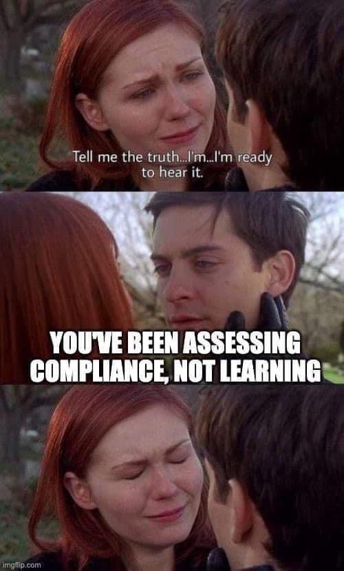 Things haven’t been the same in my classroom since the day I realized this 😳 
[meme credit: <a href="/ToddScholl/">Center for Educator Wellness & Learning</a>]