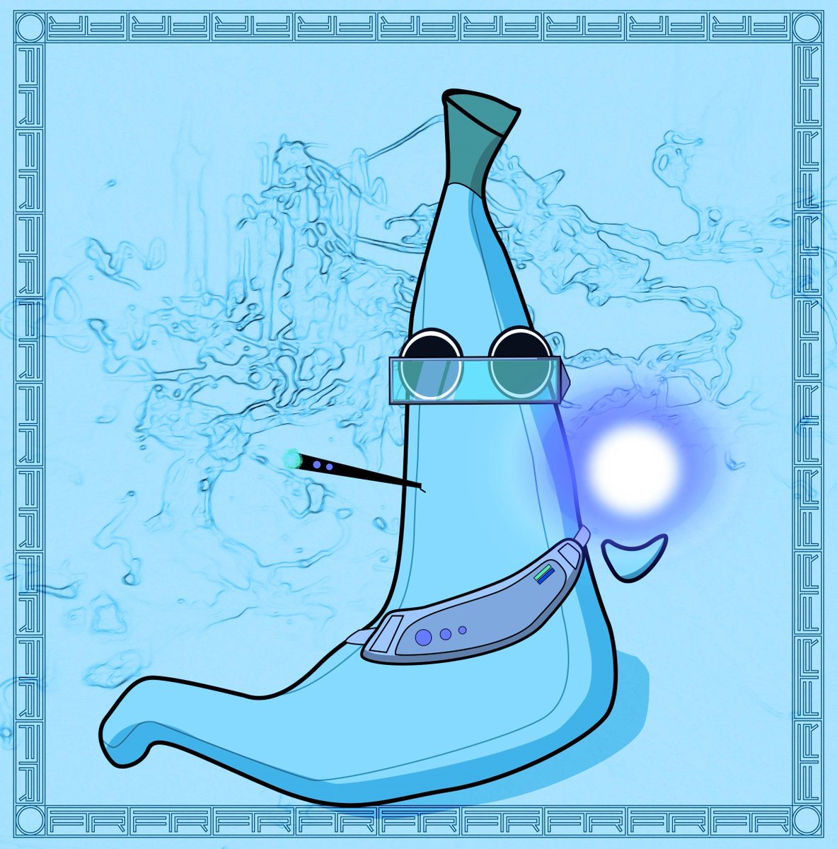 We're minting the first-ever Yielding NFT Collection (20% APY estimated) TODAY at 16H UTC (in 5H).
The GALACTIC BANANAS are featuring the SNEILZ (the strange creatures in our pics are were in fact snails :) ). 77 Galactic bananas, 23 Sneilz. Hope you're enjoying the ART <3