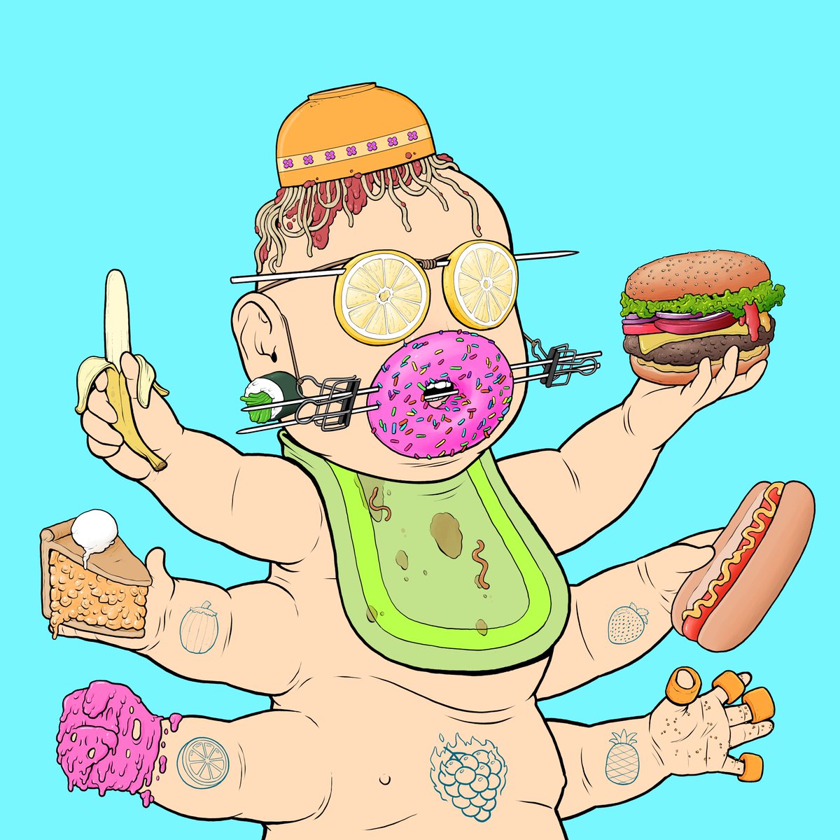 We created an honorary <a href="/foodmasku/">foodmasku</a> Toddlerpillar because we love his work!!

#foodmasku #toddlerpillars