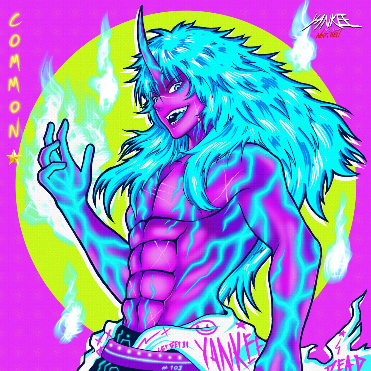 BASTIZZ2's tweet photo. YANKEE NEXTGEN #103 drop now🔥🔥🔥

This is Lightning Demon YANKEE from Japan😈

Only 0.03ETH

⤵️⤵️⤵️
https://t.co/sMjynA7Nk3

Join YANKEE discord⤵️⤵️⤵️
https://t.co/bGA9dfioSj

#nftart #nftcollector #nftcollectors #NFTTHAILAND #NFTCommunity #NFTartists #NFTdrops #NFTcollectibles https://t.co/IZI1XDGjbT