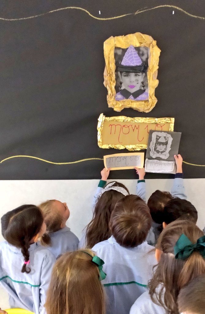 TeacherRociHBST's tweet photo. Brujarella has sent us a picture from she was a baby. She also gave us her name but we can't read it... @evihbst @HBSTORREJON #witchesproject https://t.co/pFBxijwImW