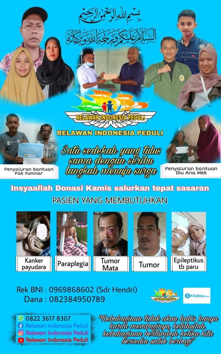Yuk mari menabung untuk akhirat, sedikit rezeki anda sangat berharga buat mereka yang membutuhkan.